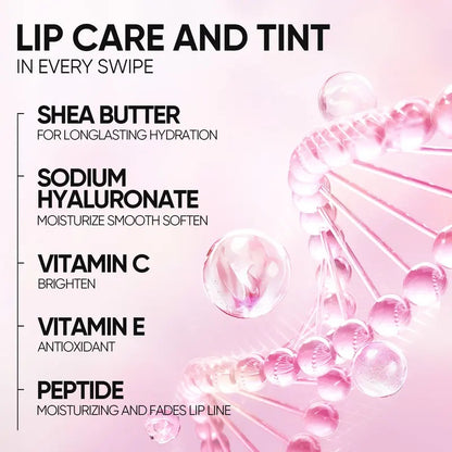 💄Mirror-Finish Lip Gloss Serum with Metal Massage Applicator💋