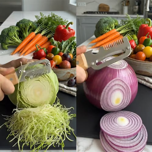🔪  Multi-Use Stainless Peeler 3-in-1 🥕