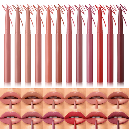 💄12-Color Matte Lip Liner Set💋- Define Your Lips with Confidence