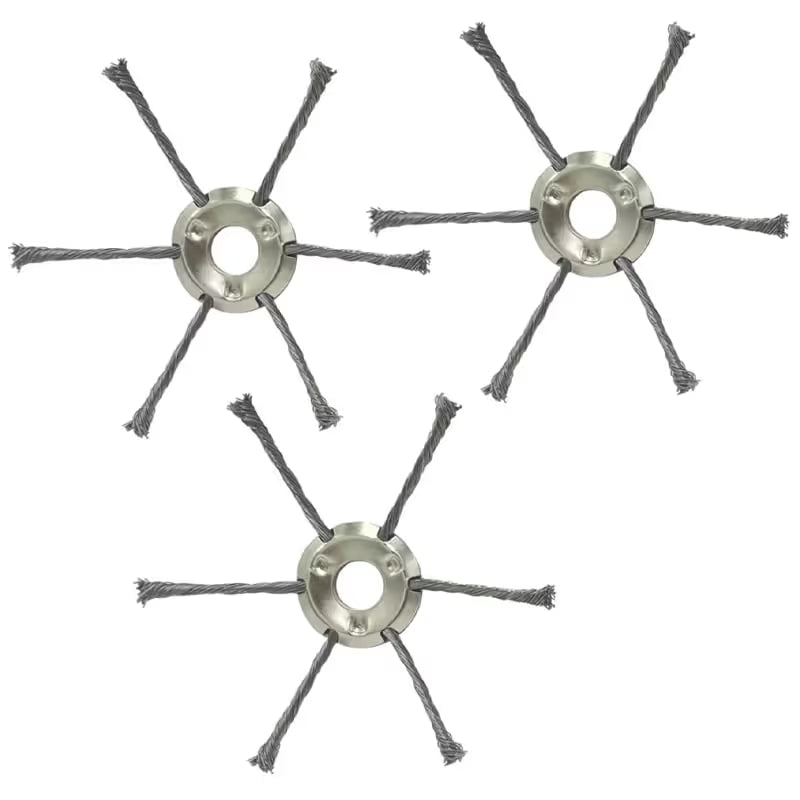 🌿 Steel Wire Trimmer Head – Heavy-Duty Weed Cutting Power ✨
