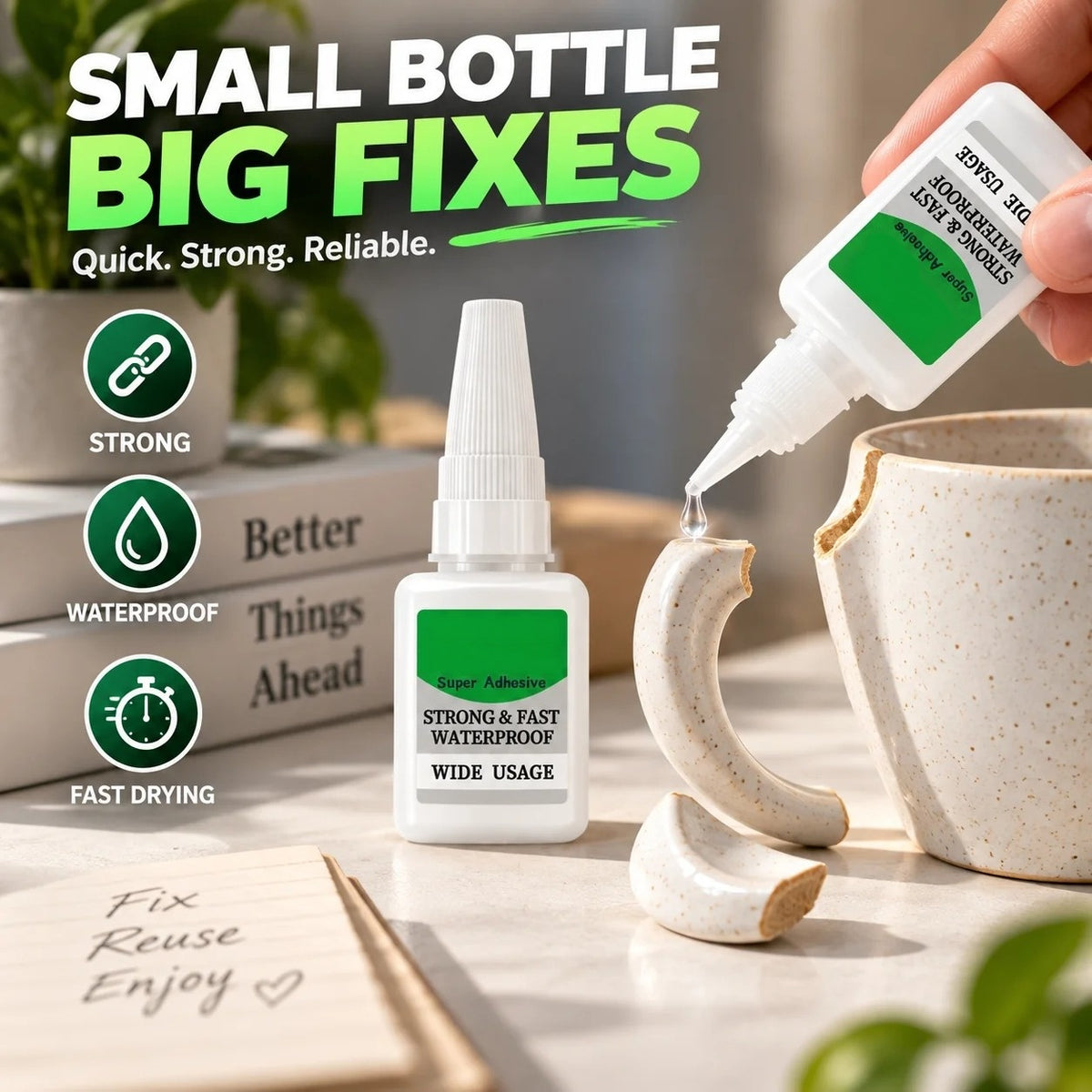 4PCS Fast-Setting Super Glue 💪✨