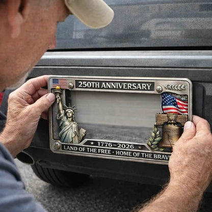 🗽250th Anniversary Commemorative License Plate Frame🚗