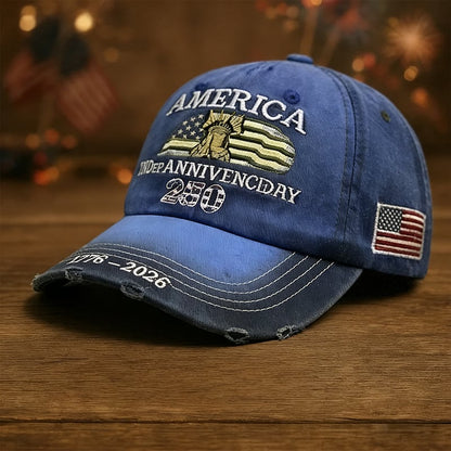 🔥 Hot Sale 50% OFF | 🧢 USA 250th Anniversary Red Cap | Celebrate America's Historic Milestone in Style