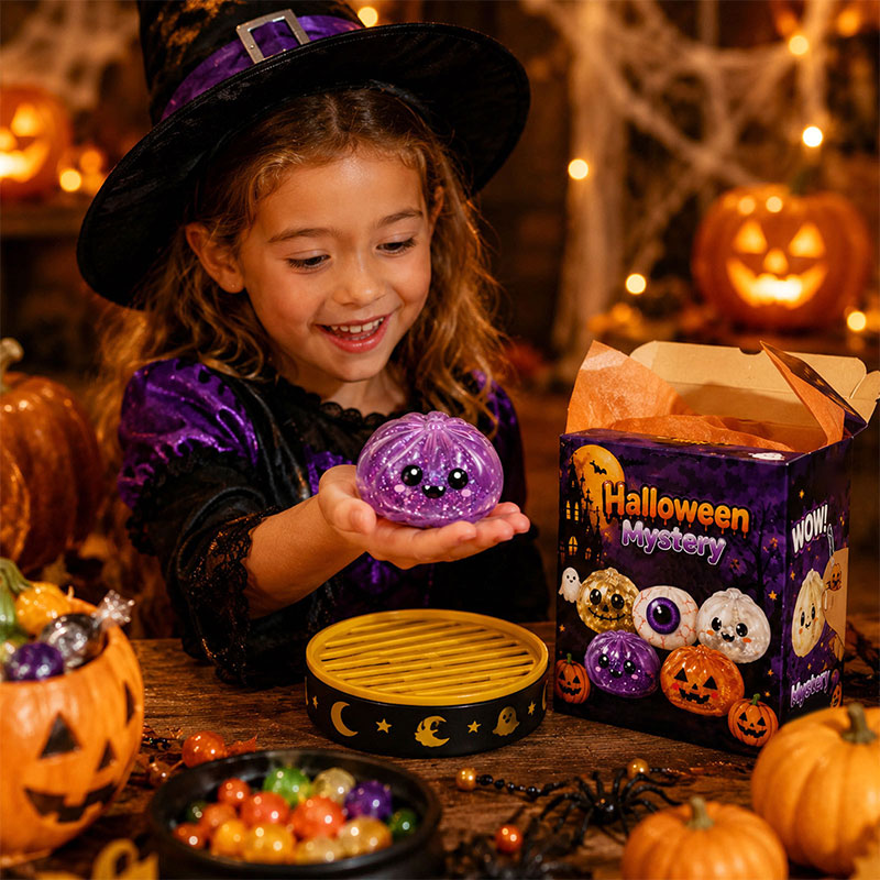 🎃 Halloween Steamer Dumpling Squishy Blind Box | 🔥🔥The Toy Everyone Will Ask About