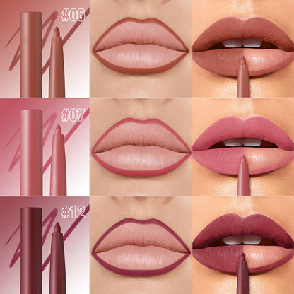 💄12-Color Matte Lip Liner Set💋- Define Your Lips with Confidence