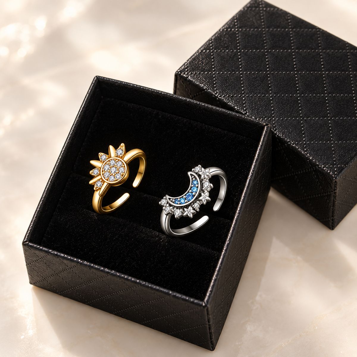☀️🌙Sun & Moon Matching Jewelry Set