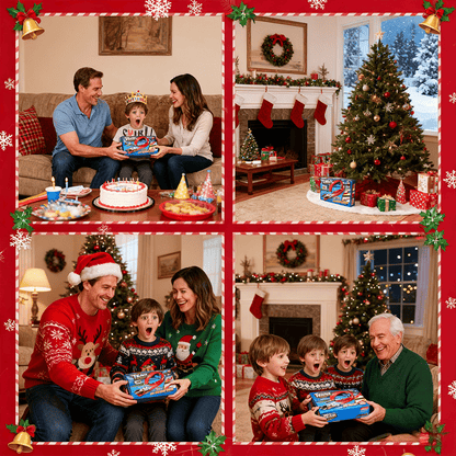 🎄🎁 2025 Christmas Surprise Gift: DIY Hot Wheels Racetrack Racing Toy 🚗✨