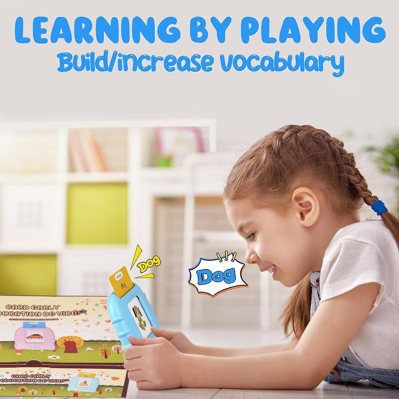 🎓 Limited-Time 49% OFF | Kids Talking Flash Cards 📚 Interactive English Learning Toy for Early Education