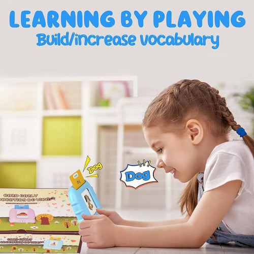 🎓 Limited-Time 49% OFF | Kids Talking Flash Cards 📚 Interactive English Learning Toy for Early Education