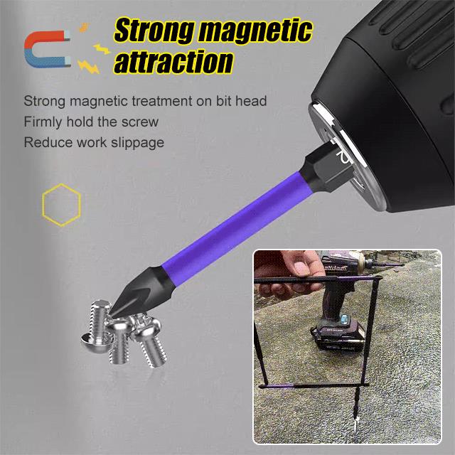 🔩Upgraded High Hardness And Strong Magnetic Bit（50% OFF）