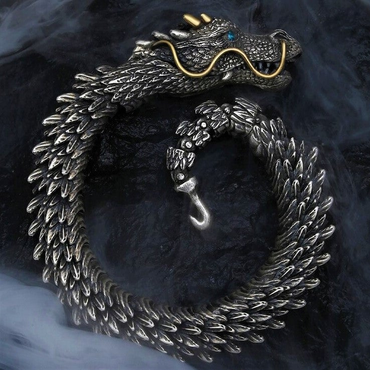 Golden Horn Dragon Bracelet