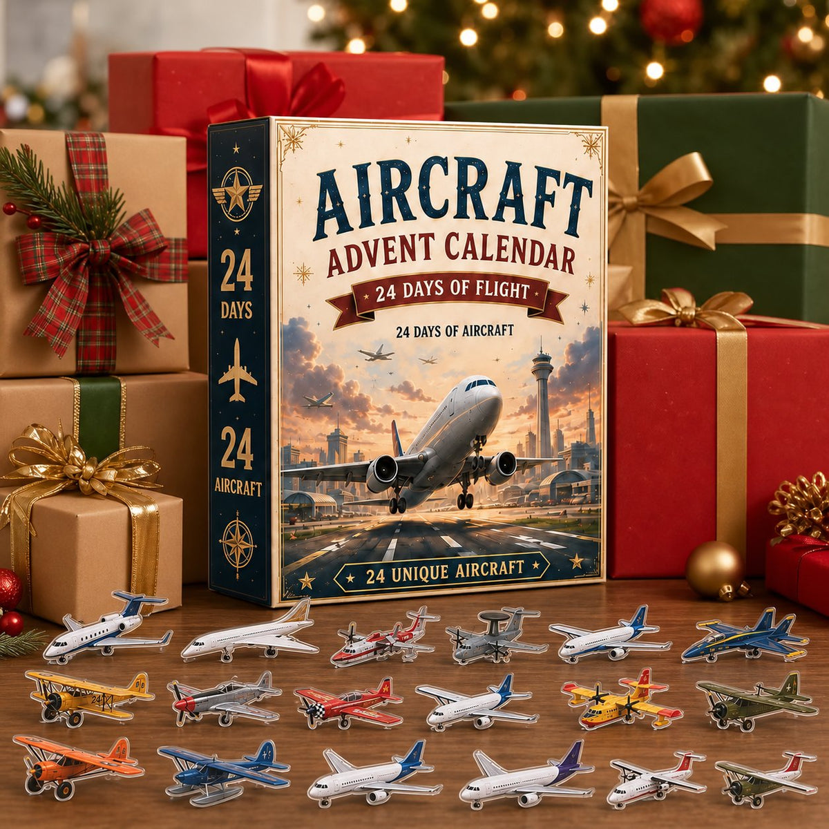 ⏳ Dernier jour : 49 % de réduction ! ✈️ Calendrier de l’ Avions 2026 | 24 jours de vol avec 24 avions miniatures, jets et objets de collection uniques 🎄🎁