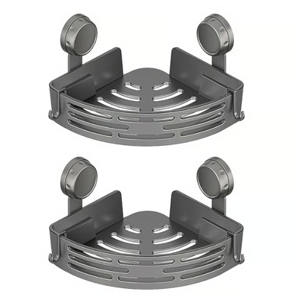 🏡Suction Cup Storage Rack — No Drilling Required, Instantly Adds Storage Space🛁
