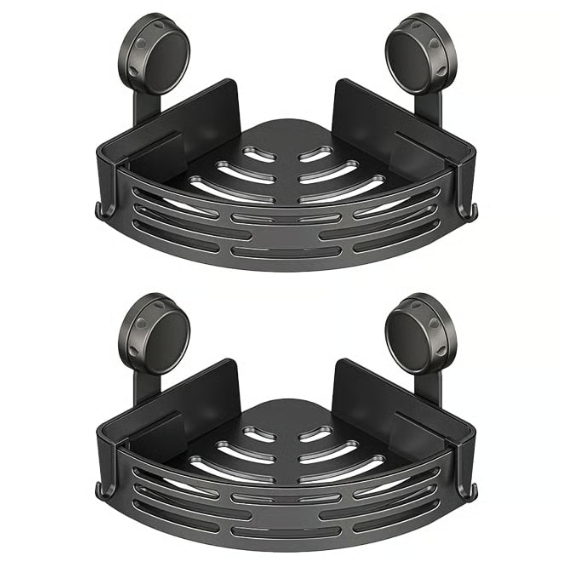 🏡Suction Cup Storage Rack — No Drilling Required, Instantly Adds Storage Space🛁