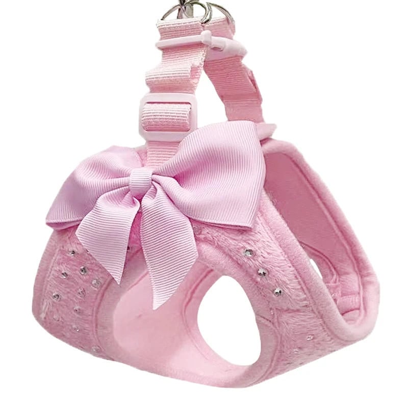 🐾 Luxury Look, Cloud-Like Comfort ✨  Soft, Breathable Harness Vest for Cats & Small Dogs 🐱🐶