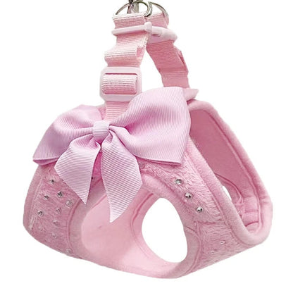 🐾 Luxury Look, Cloud-Like Comfort ✨  Soft, Breathable Harness Vest for Cats & Small Dogs 🐱🐶