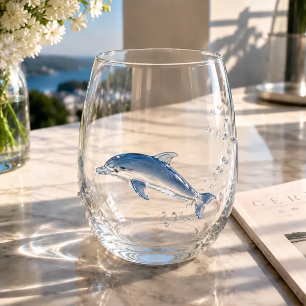 2026 HOT SALE🌊 3D Ocean Animal Artisan Glassware Collection | For Fresher Sips, Sunlight-Catching Details, Coastal Elegance & Elevated Home Bar Vibes ✨