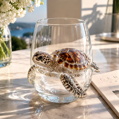 2026 HOT SALE🌊 3D Ocean Animal Artisan Glassware Collection | For Fresher Sips, Sunlight-Catching Details, Coastal Elegance & Elevated Home Bar Vibes ✨