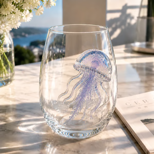 2026 HOT SALE🌊 3D Ocean Animal Artisan Glassware Collection | For Fresher Sips, Sunlight-Catching Details, Coastal Elegance & Elevated Home Bar Vibes ✨