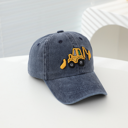 🚜Toddler Excavator Baseball Hat