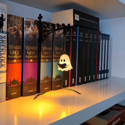 🔥 Ghost Bookshelf Lantern for Cozy Reading Corners 👻📚
