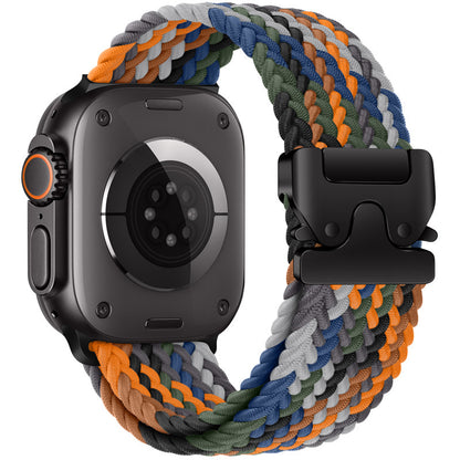 ⌚Apple Watch Parachute-Buckle Woven Nylon Loop Band🏃