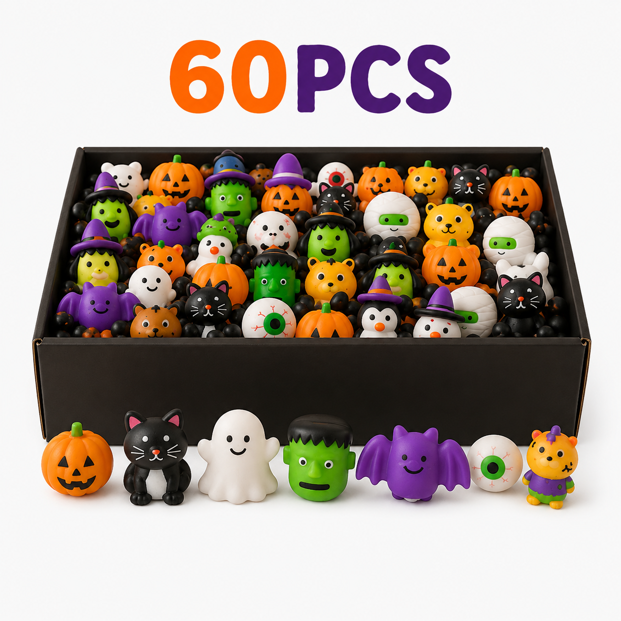 🎃 Halloween Mochi Squishy Toys – Spooky-Cute Mega Pack for Parties & Goodie Bags 👻✨