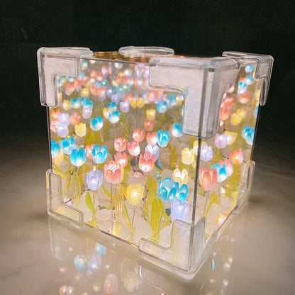 🔥Tulip Glow Mirror Lamp DIY Blossom Box™🌷