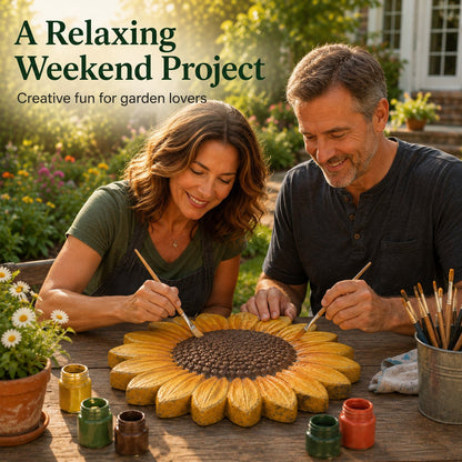 Limited Time Offer SAVE 50%🔥Reusable Sunflower Stepping Stone Mold