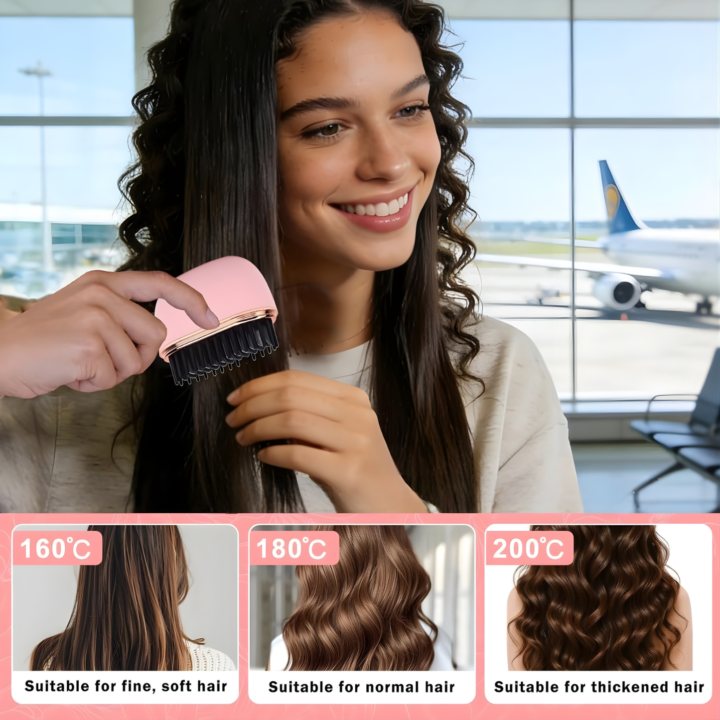 🔥54% OFF NOW!! Wireless Straight Hair Comb