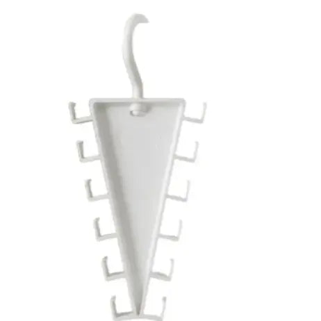 Space-Saving 12-Hook Rotating Closet Organizer