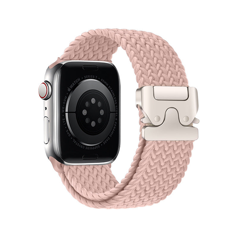 ⌚Apple Watch Parachute-Buckle Woven Nylon Loop Band🏃