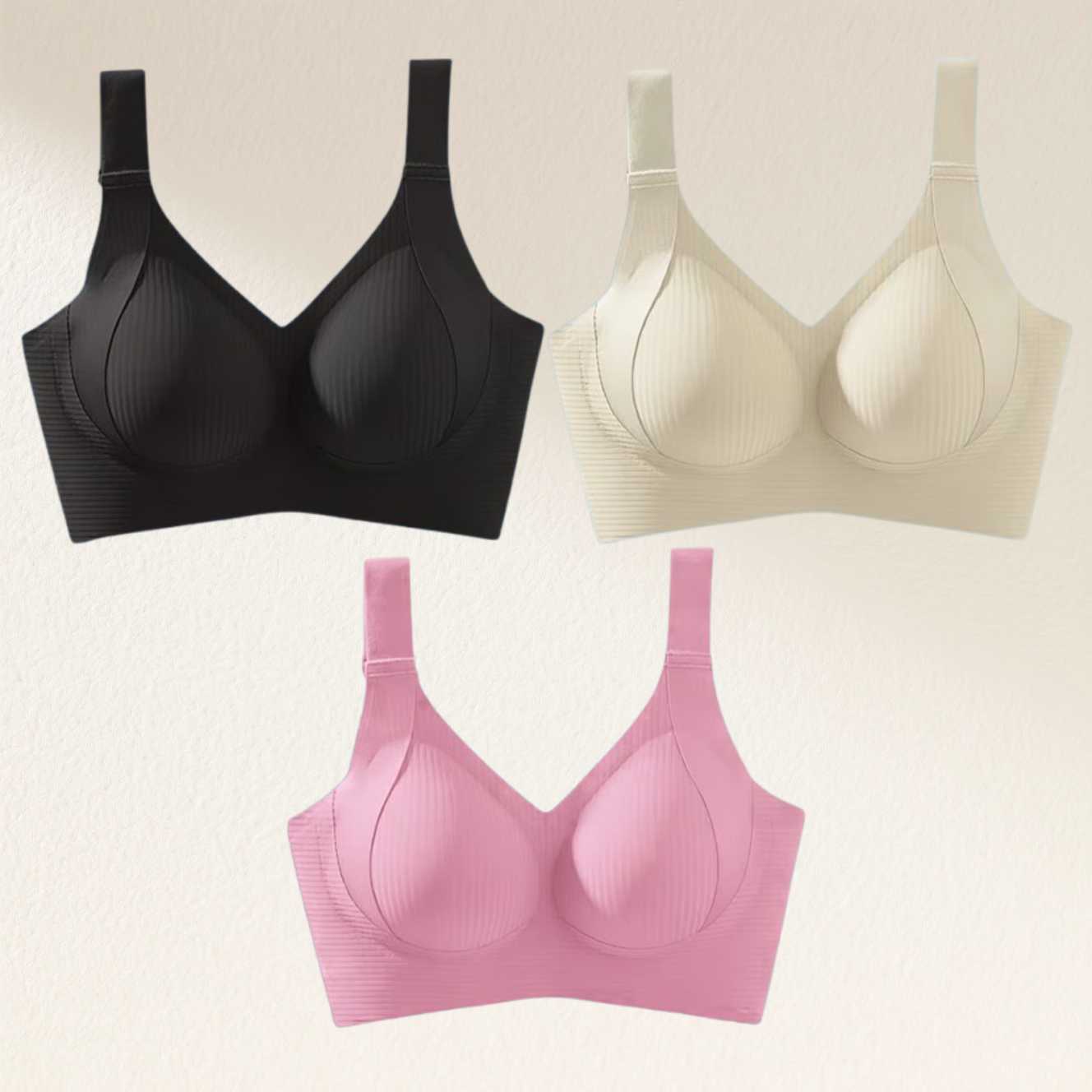 🎁 Buy 1 Get 3 Packs🔥 Super firming bra | Wire-free bra 👍 No more sagging breasts (3-Pack Value Set)