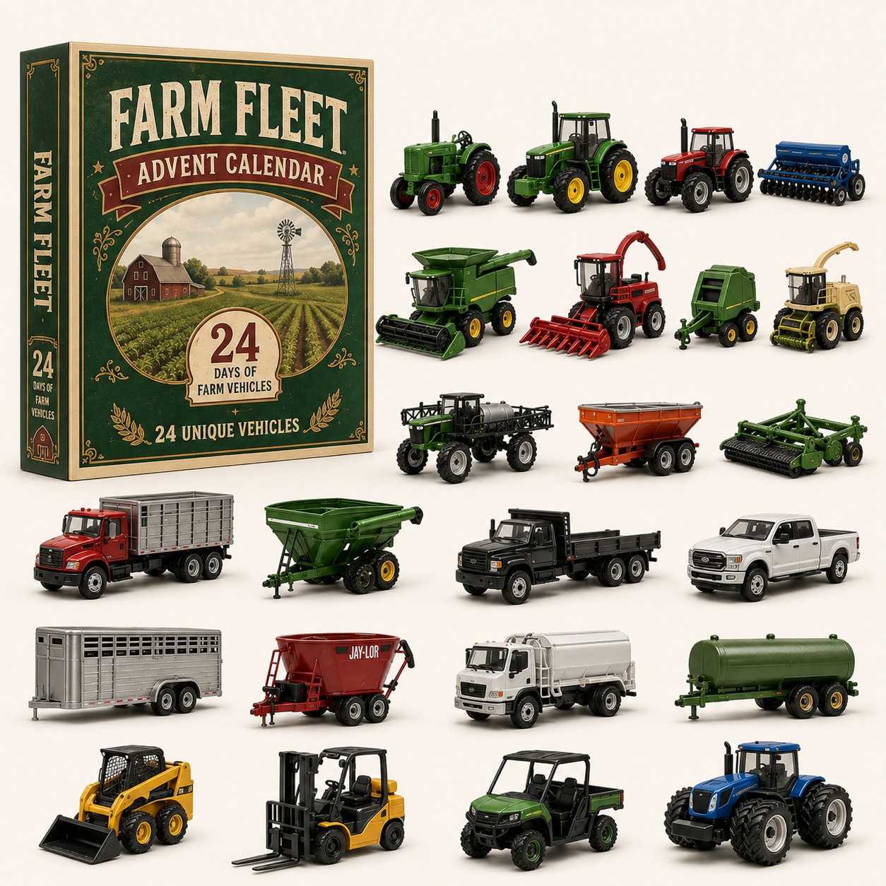 Build the Fleet Collection 24-Day Vehicle Advent Calendar Series | ✨A New Adventure Every Morning