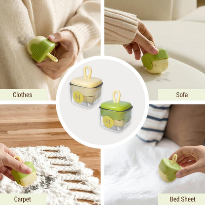 Portable Washable Lint Roller Lint Remover for Pet Hair, Clothes, Bag