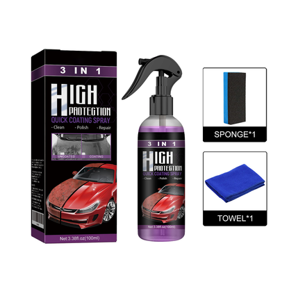 🚗 3-in-1 High Protection Car Spray 🔥