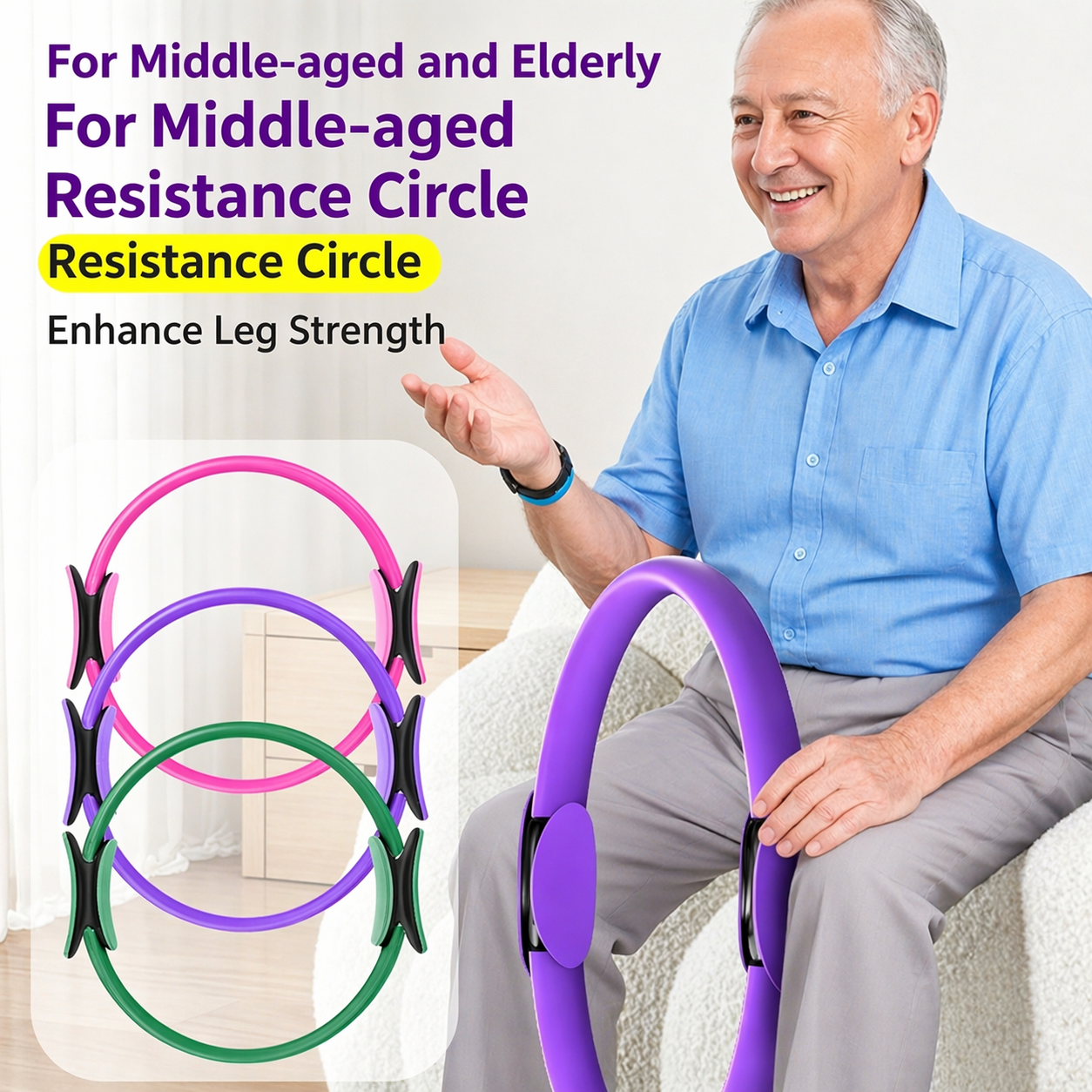 🔥 New Fitness Must-Have 🧘‍♀️ Pilates Ring – Full Body Toning & Leg Resistance Trainer 🤩 60% OFF NOW!