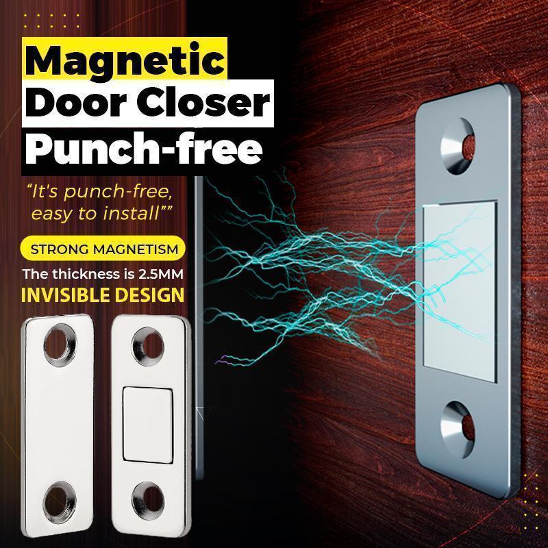 📢📢50% OFF !! ⏰Magnetic Door Closer Without Perforations