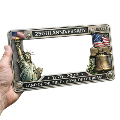 🗽250th Anniversary Commemorative License Plate Frame🚗