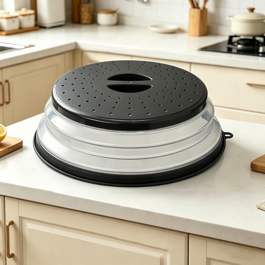 💧Multifunctional Collapsible Silicone Food Cover🫧 — Oil-Resistant & Splash-Proof