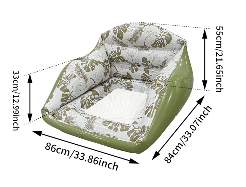 🏖️ Summer Best Seller 🌊 Inflatable Pool Seat Float – Comfortable Floating Chair for Pool & Beach Fun
