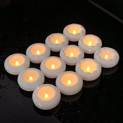 🕯️ Water-Activated Floating LED LED candle shape – Flameless Waterproof Ambiance for Any Occasion