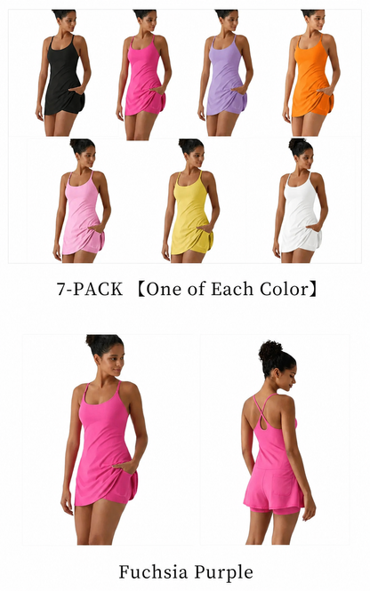 🔥Last day promotion🔥Plush Backless Active Dress-Easy Peezy Edition
