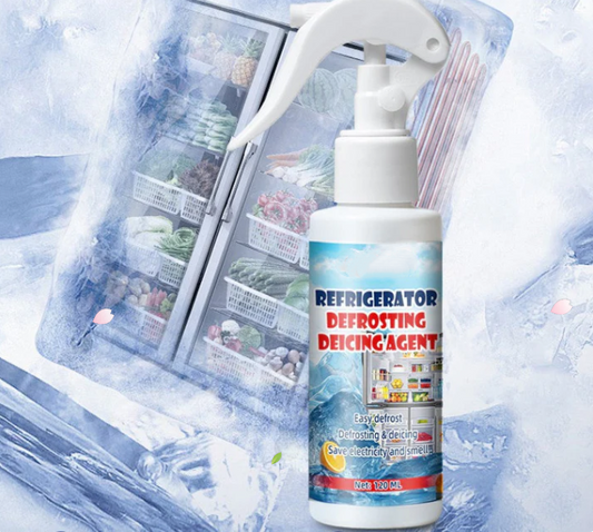 ❄️ Freezer Ice Remover Spray – Rapid Defrost & Easy Cleaning 🎁 Free Scraper Included