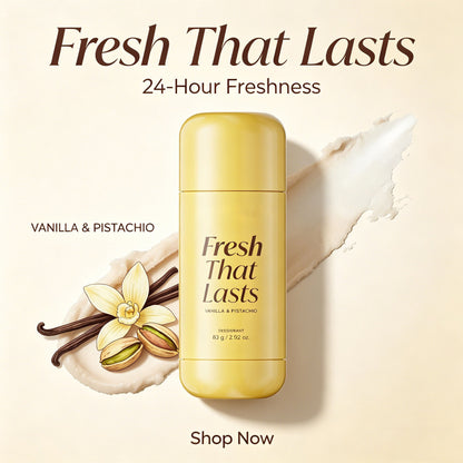 🌸Deodorant Vanilla & Pistachio Fresh That Lasts 🥜 24 Hour Odor Control