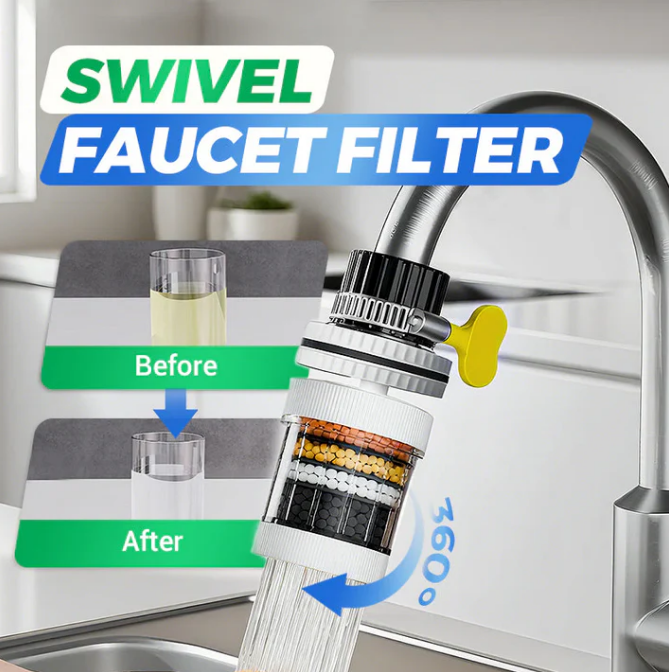 💧360° Rotating Faucet Filters-Enhance Your Tap Water Quality🔥Buy 3 Get 1 Free💧