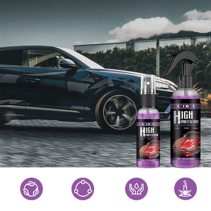 🚗 3-in-1 High Protection Car Spray 🔥