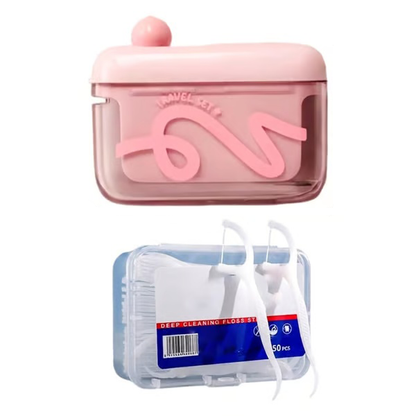 😁Portable Auto Pop-Up Dental Floss Dispenser🦷
