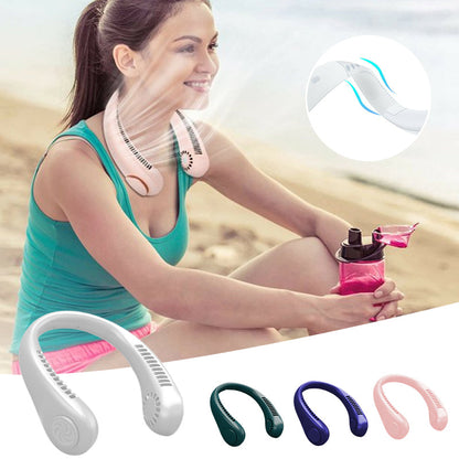 ⏳ Limited-Time 50% OFF ⏰ Portable Neck Fan 🌬️ Hands-Free Cooling for Summer Travel & Outdoor Use