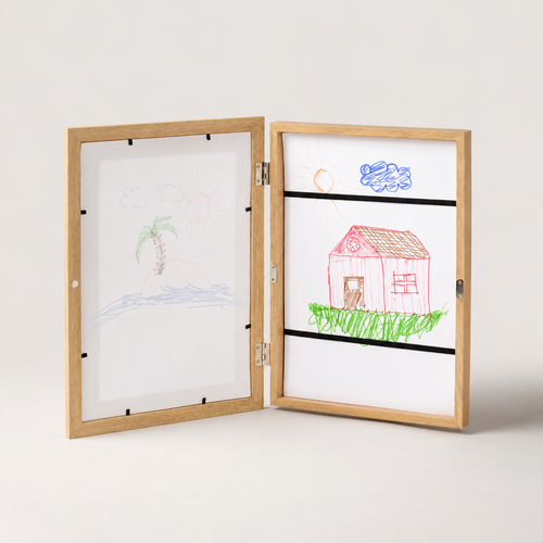 🔥 Over 50% OFF Today! 🖼️ Magnetic Kids Art Frame | Flip-Open Display & Storage Frame for Children’s Artwork 🎨